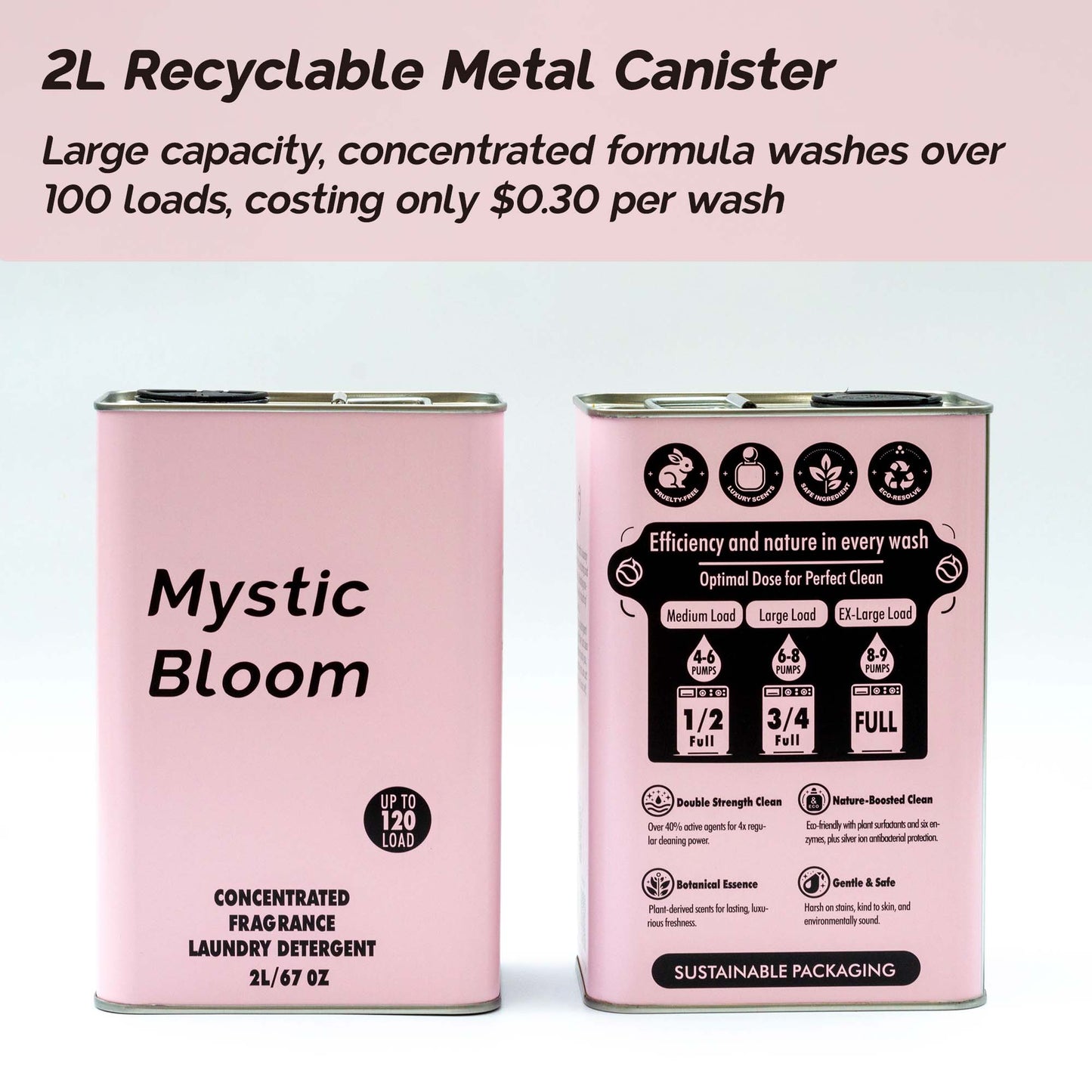 Mystic Bloom Long-Lasting Scented Laundry Detergent